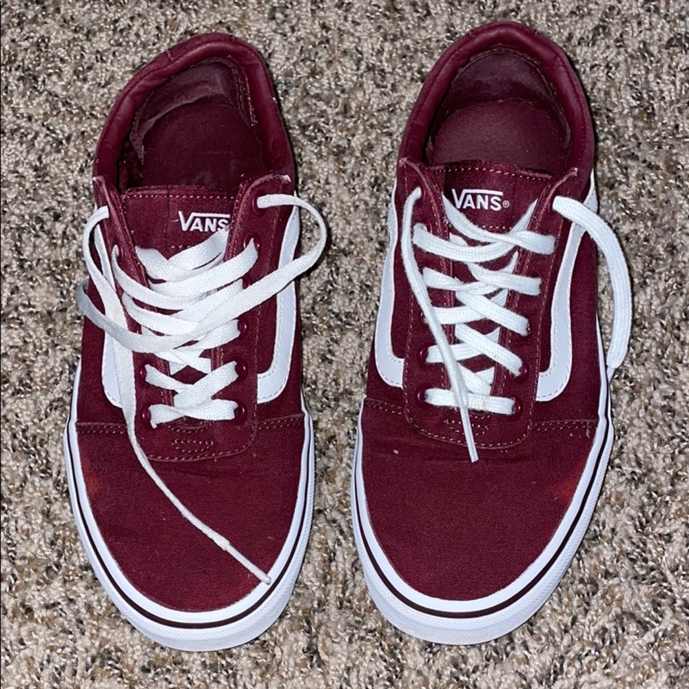 Maroon Vans